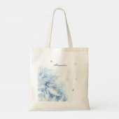Mooie winter vorst kerst tote bag (Achterkant)