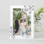 Mooie Winterbloemen | Foto  Feestdagenkaart (Staand voorkant)