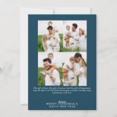 Mooie Winterbloemen | Foto  Feestdagenkaart (Achterkant)