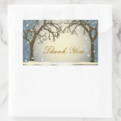 Mooie winterbomen dank je Stickers (Tas)