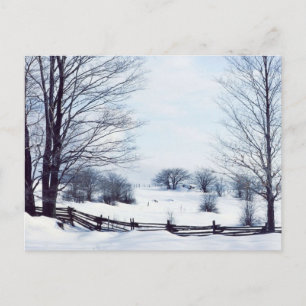 Mooie winterdag briefkaart