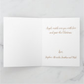 Mooie winterengel temidden van de noordelijke natu kaart (Binnen)