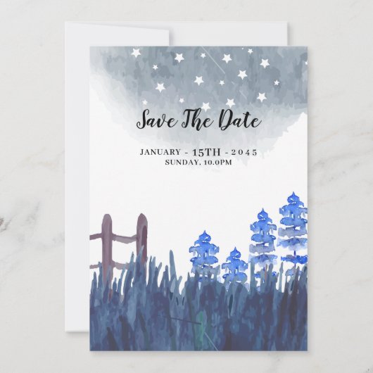 Mooie winterfeestkaart kaart (Achterkant)