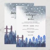 Mooie winterfeestkaart kaart (Voorkant / Achterkant)