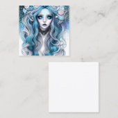 Mooie wintergetuige, grafisch mooi Steampunk Vierkante Visitekaartje (Voorkant / Achterkant)