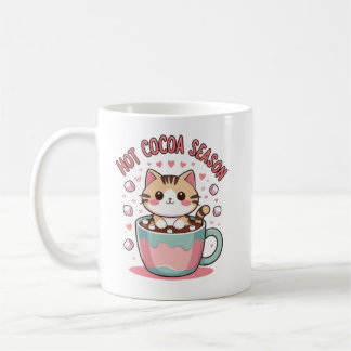 Mooie Winterkat Koffiemok – Gezellige Kerstcadeau