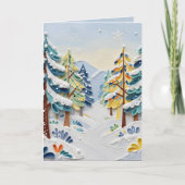 Mooie Winterlandschap | Betoverd Bos Kaart (Voorkant)