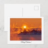 Mooie winterlandschapskaart briefkaart (Voorkant / Achterkant)