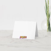 Mooie winterscène olieverfschilderij Opmerking Kaa Feestdagen Kaart (Achterkant)