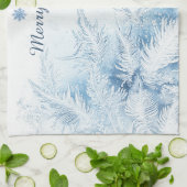 Mooie Wintervorst Kerstmis Theedoek (Gevouwen)