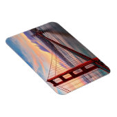 Mooie winterzonsondergang bij Golden Gate Bridge Magneet (Rechterzijde)