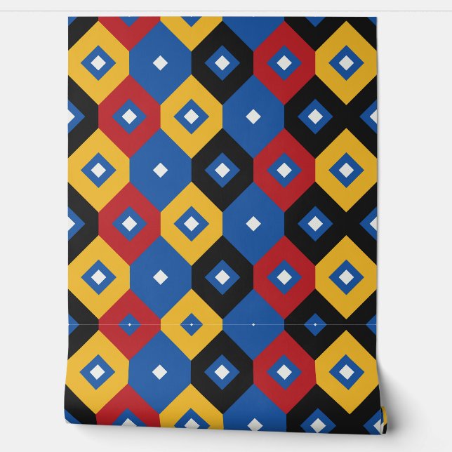 Mooie Wiskunde Geometrisch Patroon  Behang (Afrollen)