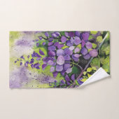 Mooie wisterbloemen in de Waterverf Bad Handdoek (Handdoek)