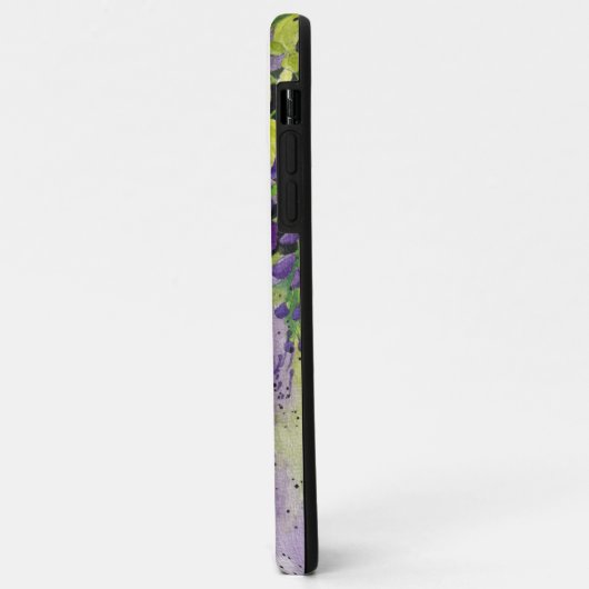 Mooie wisterbloemen in de Waterverf Case-Mate iPhone Case (Achterkant/links)