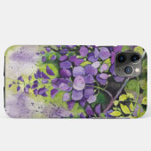 Mooie wisterbloemen in de Waterverf Case-Mate iPhone Case (Achterkant (horizontaal))