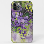 Mooie wisterbloemen in de Waterverf Case-Mate iPhone Case (Achterkant)