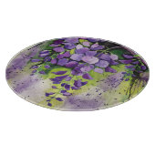 Mooie wisterbloemen in de Waterverf Snijplank (Hoek)