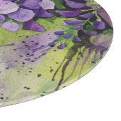 Mooie wisterbloemen in de Waterverf Snijplank (Hoek)