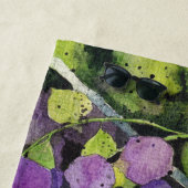 Mooie wisterbloemen in de Waterverf Strandlaken (In situ)