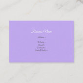 Mooie wisterbloemen in de Waterverf Visitekaartje (Achterkant)