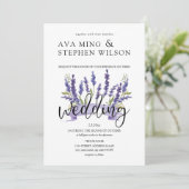 Mooie Wisteria boom bruiloft Kaart (Staand voorkant)