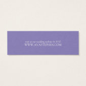 Mooie Wisteria boom bruiloft website RSVP Mini Visitekaartjes (Achterkant)