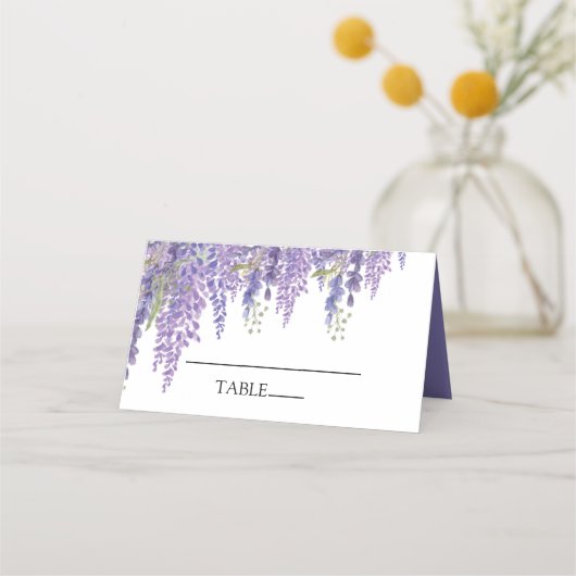 Mooie Wisteria boom minimalist Plaatskaartje (Voorkant)