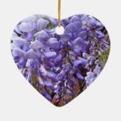 Mooie Wisteria Moederdag bewerkbaar Keramisch Ornament (Achterkant)