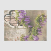Mooie Wisteria overhandiging Gothic Window Tissuepapier (Voorkant)