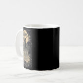 Mooie Witch Gothic Fantasy Vampire Moonlight Koffiemok (Voorkant links)