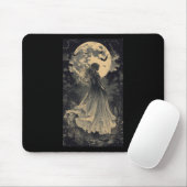 Mooie Witch Gothic Fantasy Vampire Moonlight Muismat (Met muis)