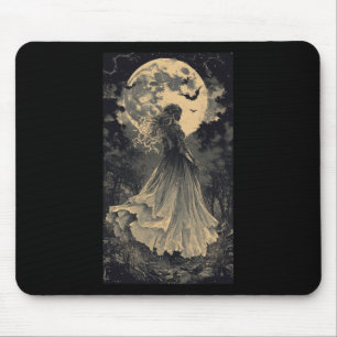 Mooie Witch Gothic Fantasy Vampire Moonlight Muismat