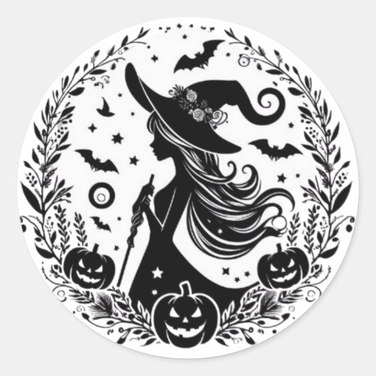 Mooie witch stickers (Voorkant)