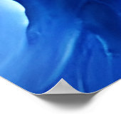 Mooie witte adelaar in het vliegenverven poster (Hoek)