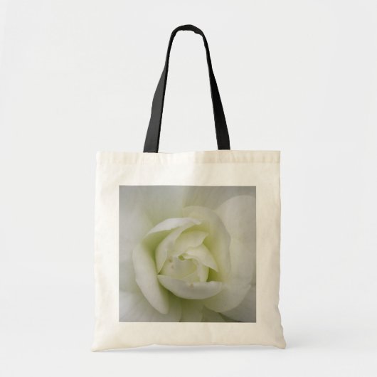 Mooie witte anjer Canvas tas (Voorkant)