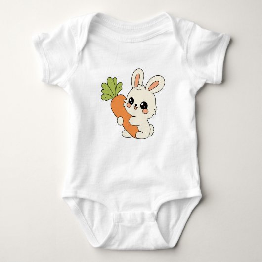 Mooie witte baby romper (Voorkant)