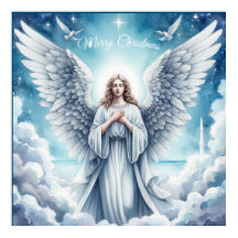 Mooie witte beschermengel