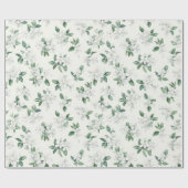 Mooie Witte Bloemen Bruidsuitnodiging Cadeaupapier (Vlak)
