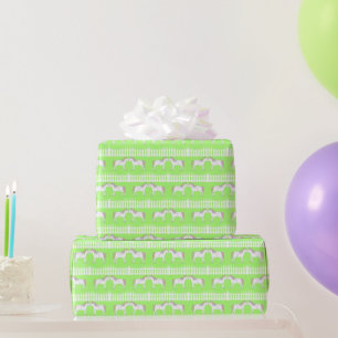Mooie witte bruiloft paarden patroon cadeaupapier