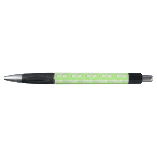 Mooie witte bruiloft paarden patroon pen (Voorkant)