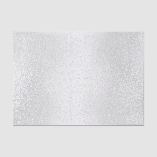 Mooie witte bruine faux glitter tissuepapier (Voorkant)