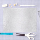 Mooie witte bruine faux glitter tissuepapier (Craft)