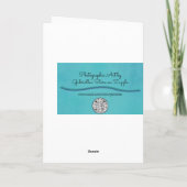 Mooie witte Calla Lily Garden Art Note Kaart (Achterkant)