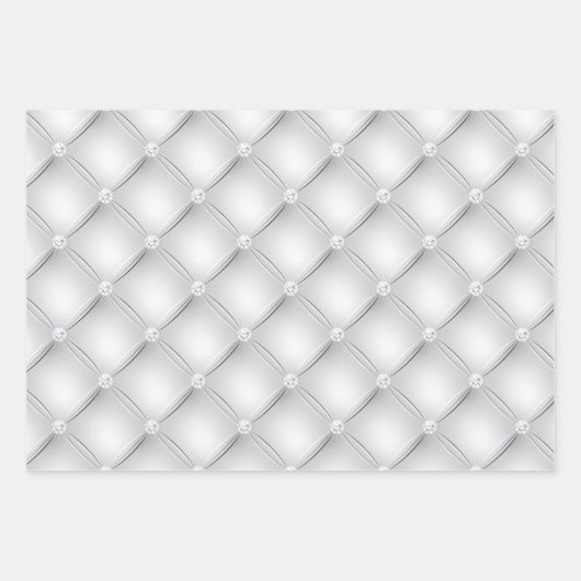 Mooie witte Design bruiloft evenementen Inpakpapier Vel (Voorkant 2)