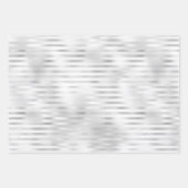 Mooie witte Design bruiloft evenementen Inpakpapier Vel (Voorkant 3)