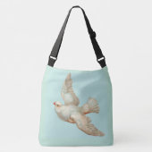 mooie witte duif crossbody tas (Voorkant)