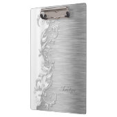 Mooie, witte en zilverontwerpklembord klembord (Links)