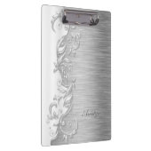 Mooie, witte en zilverontwerpklembord klembord (Rechts)