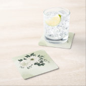 mooie witte florale groenery kartonnen onderzetters (Insitu)