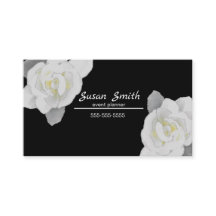 Mooie witte Gardenia ventilator op zwart